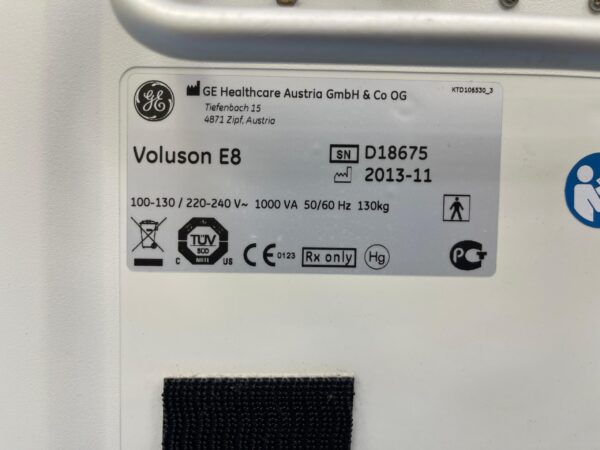 GE Voluson E8 - Image 8