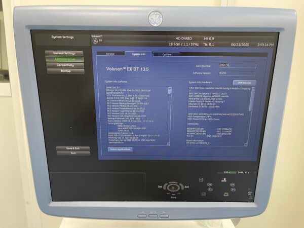 GE Voluson E6 - Image 8