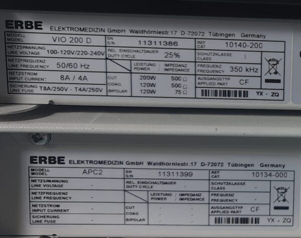 ERBE VIO 200 D with APC2 - Image 17